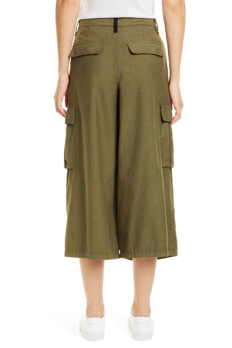 Cargo Culottes, Alternate, color, OLIVE