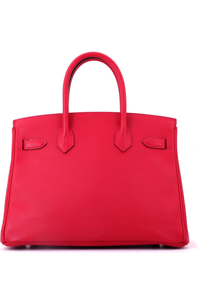 Pre-Owned Hermes Birkin Handbag Red Epsom with Palladium Hardware 30, Alternate, color, Rouge Casaque