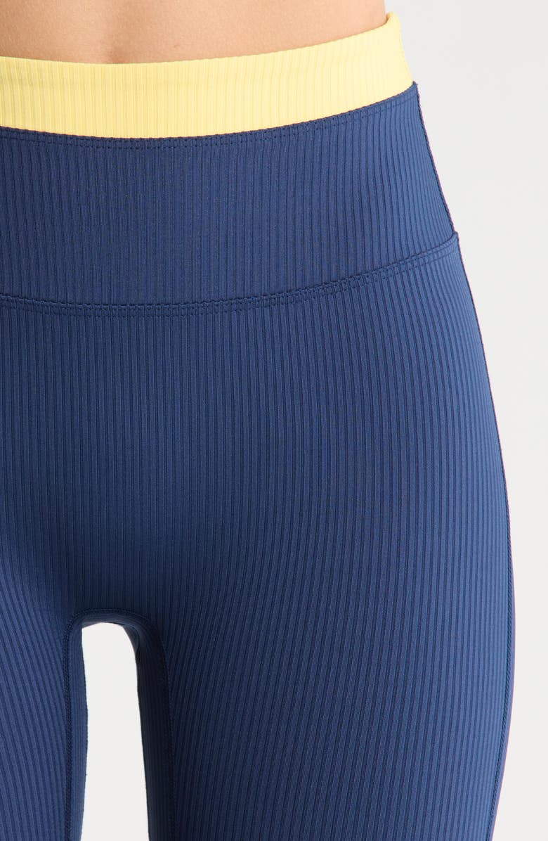 Year of Ours Ribbed Layered Leggings, Alternate, color, Midnite Popcorn