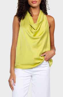 matty m. Capri Cowl Neck Top