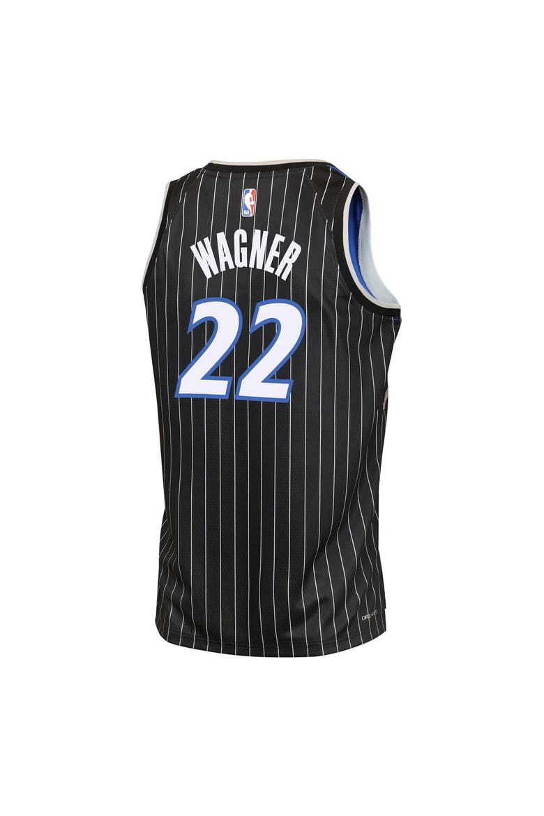 Youth Jordan Brand Franz Wagner Black Orlando Magic Swingman Jersey - Statement Edition, Alternate, color, Black
