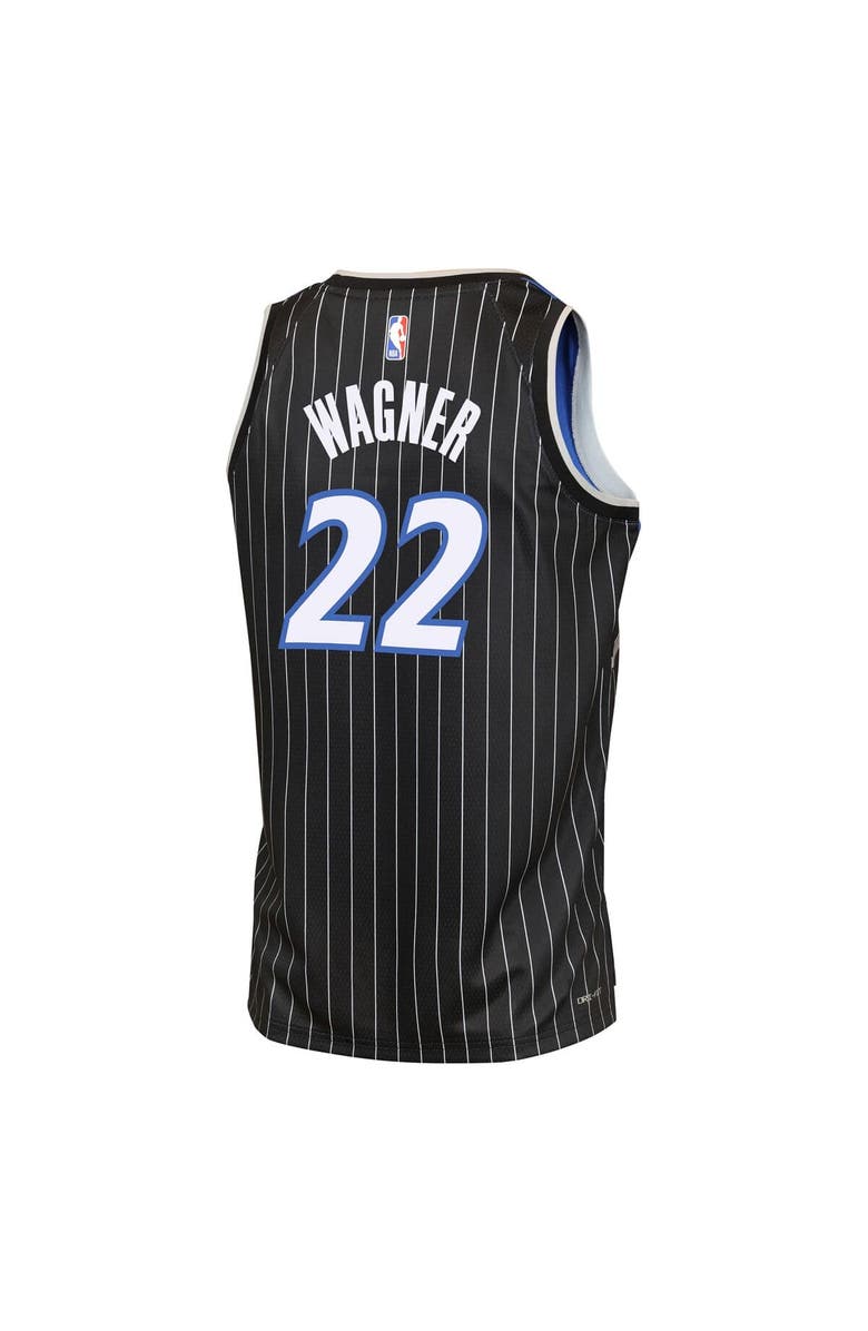 Jordan Brand Youth Jordan Brand Franz Wagner Black Orlando Magic Swingman Jersey - Statement Edition, Alternate, color, Black