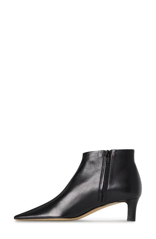 The Row Carla Kitten Heel Bootie In Black