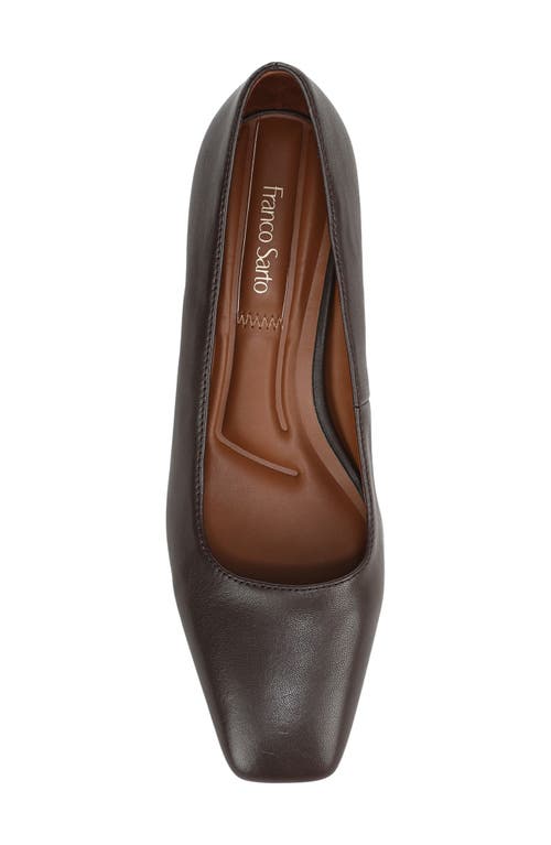 Franco Sarto Salino Square Toe Pump In Brown