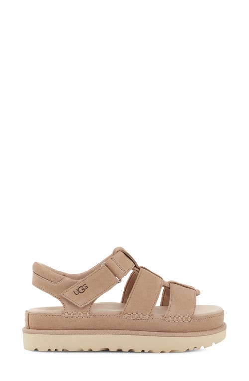 Ugg Goldenstar Strappy Platform Sandal In Driftwood