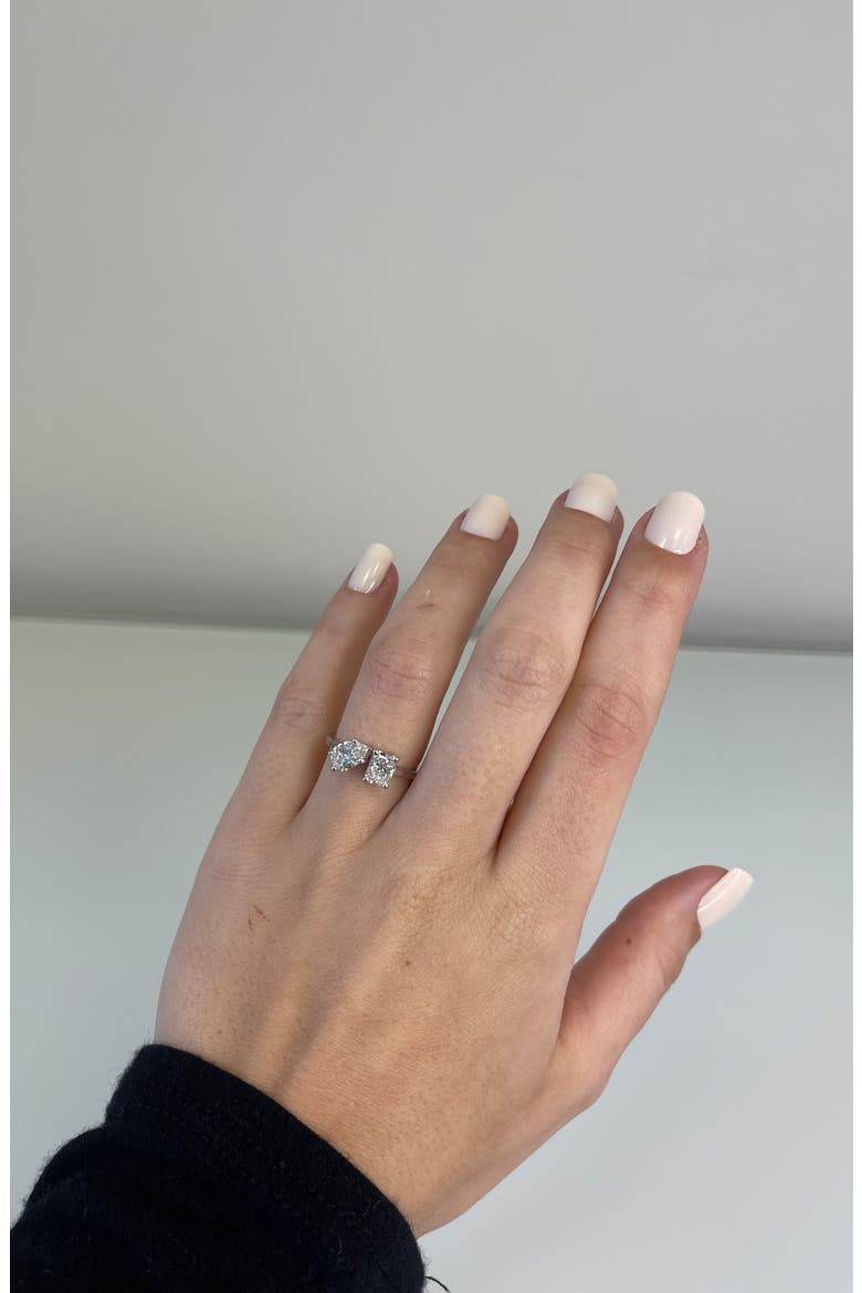 Lab Grown Diamond Ring, Alternate, color, 18K WHITE GOLD