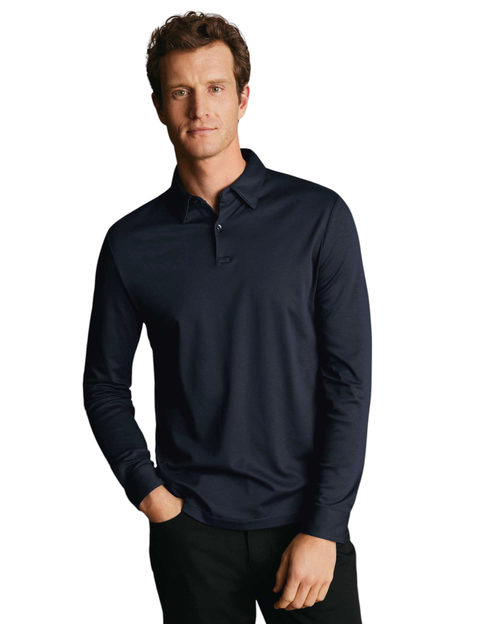 Long Sleeve Jersey Polo