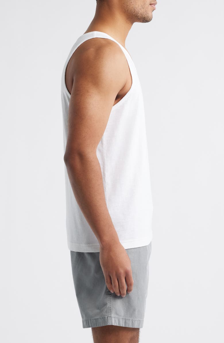 Treasure & Bond Lived-In Slub Cotton Tank, Alternate, color, White