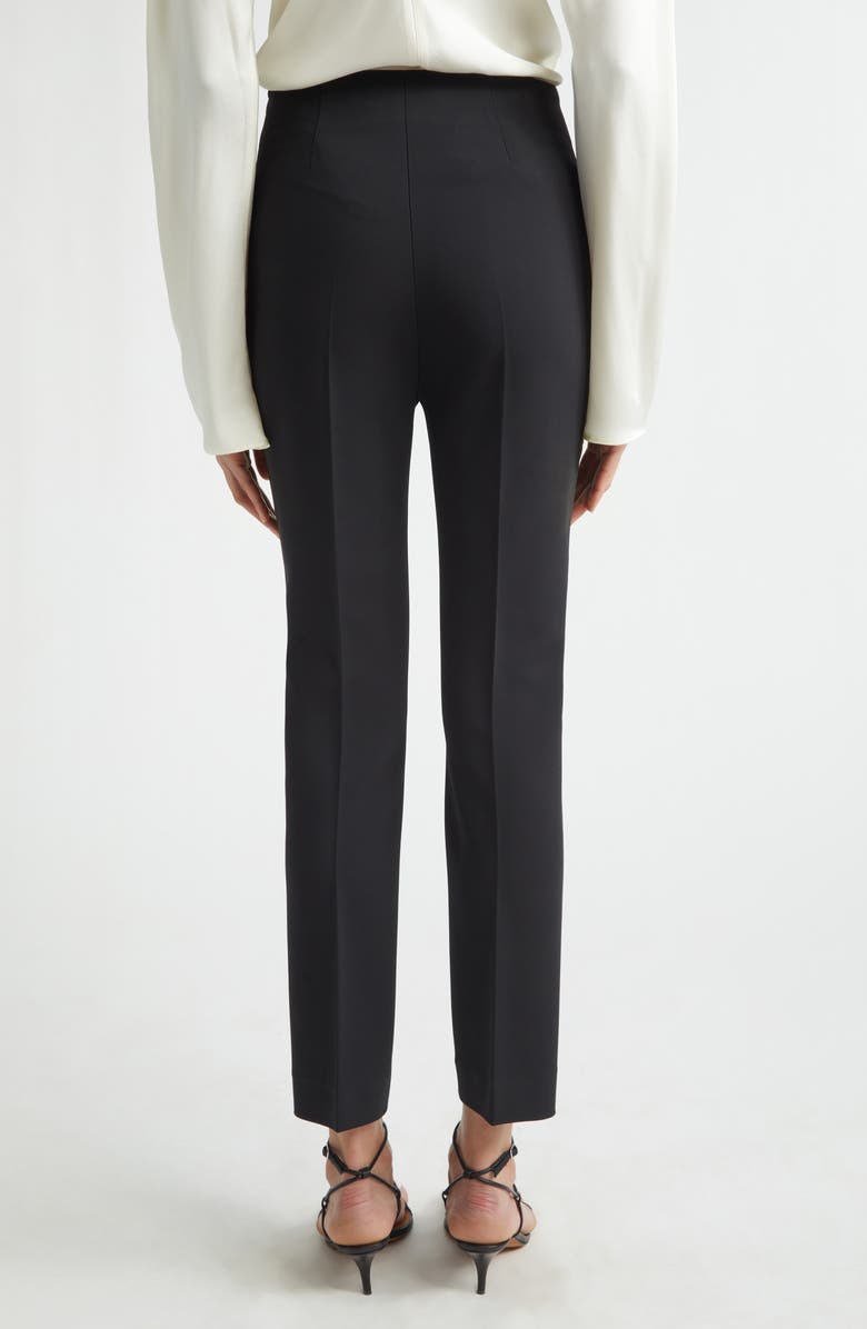 Róhe Cigarette Leg Pants, Alternate, color, Black