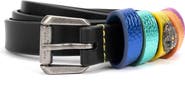 Kurt Geiger London Rainbow Keeper Leather Belt