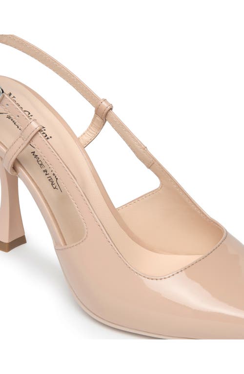 Nerogiardini Pointed Toe Slingback Pump In Natural