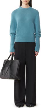 Lanvin Cashmere Sweater With Grosgrain Detail