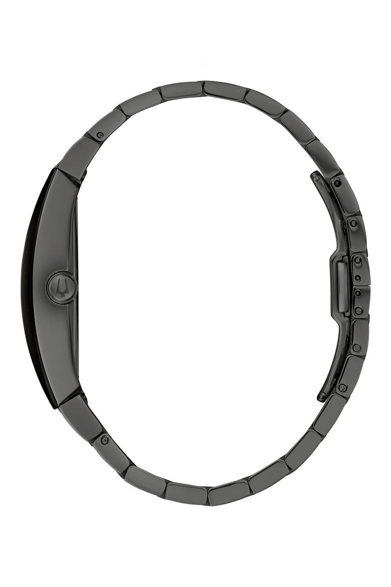 Gemini Diamond Bracelet Watch, 40mm, Alternate, color, BLACK