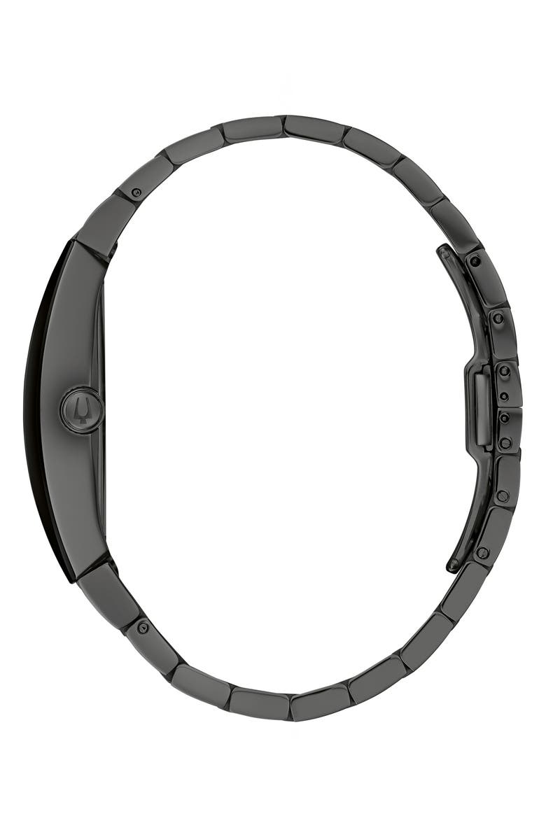BULOVA Gemini Diamond Bracelet Watch, 40mm, Alternate, color, Black