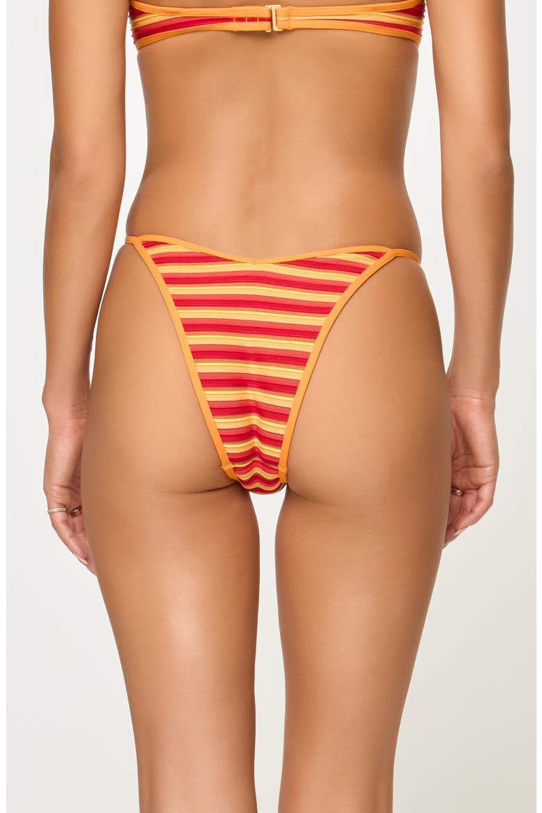 Pixie Bitsy Bikini Bottoms, Alternate, color, SUNSET STRIPE