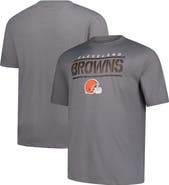 FANATICS Men's Fanatics Heather Gray Cleveland Browns Big & Tall Top Notch T-Shirt