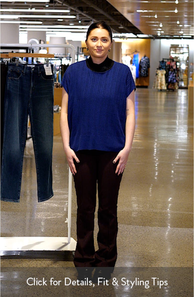 Variegated Rib Organic Cotton & Organic Linen Sweater, sales video thumbnail