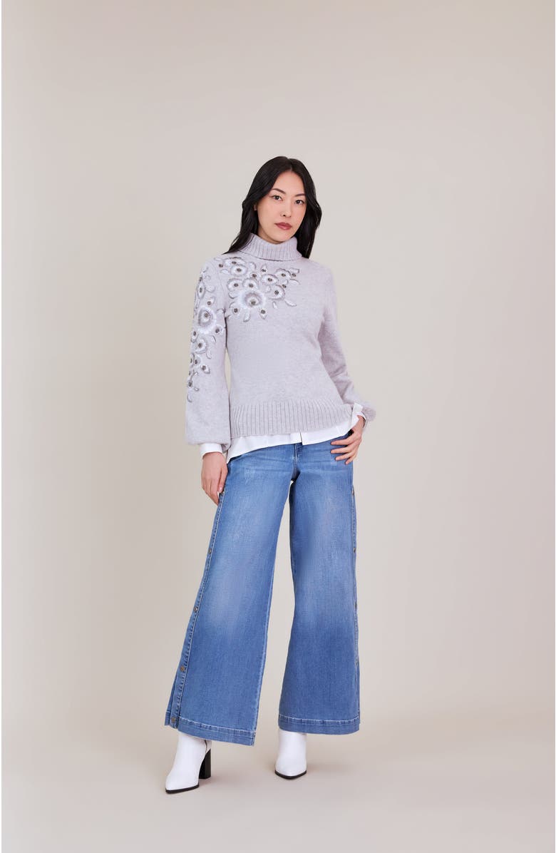 Anne Fontaine Aubade Sweater, Alternate, color, Grey