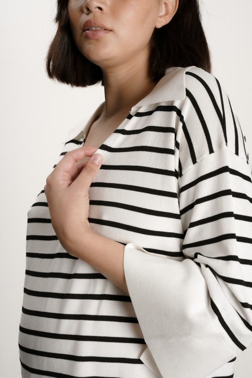 Nom Maternity Suki Sweater In White