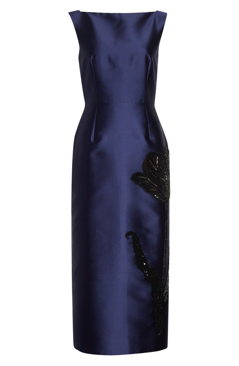 Erdem Sleeveless Pencil Cocktail Dress, Alternate, color, Beetle