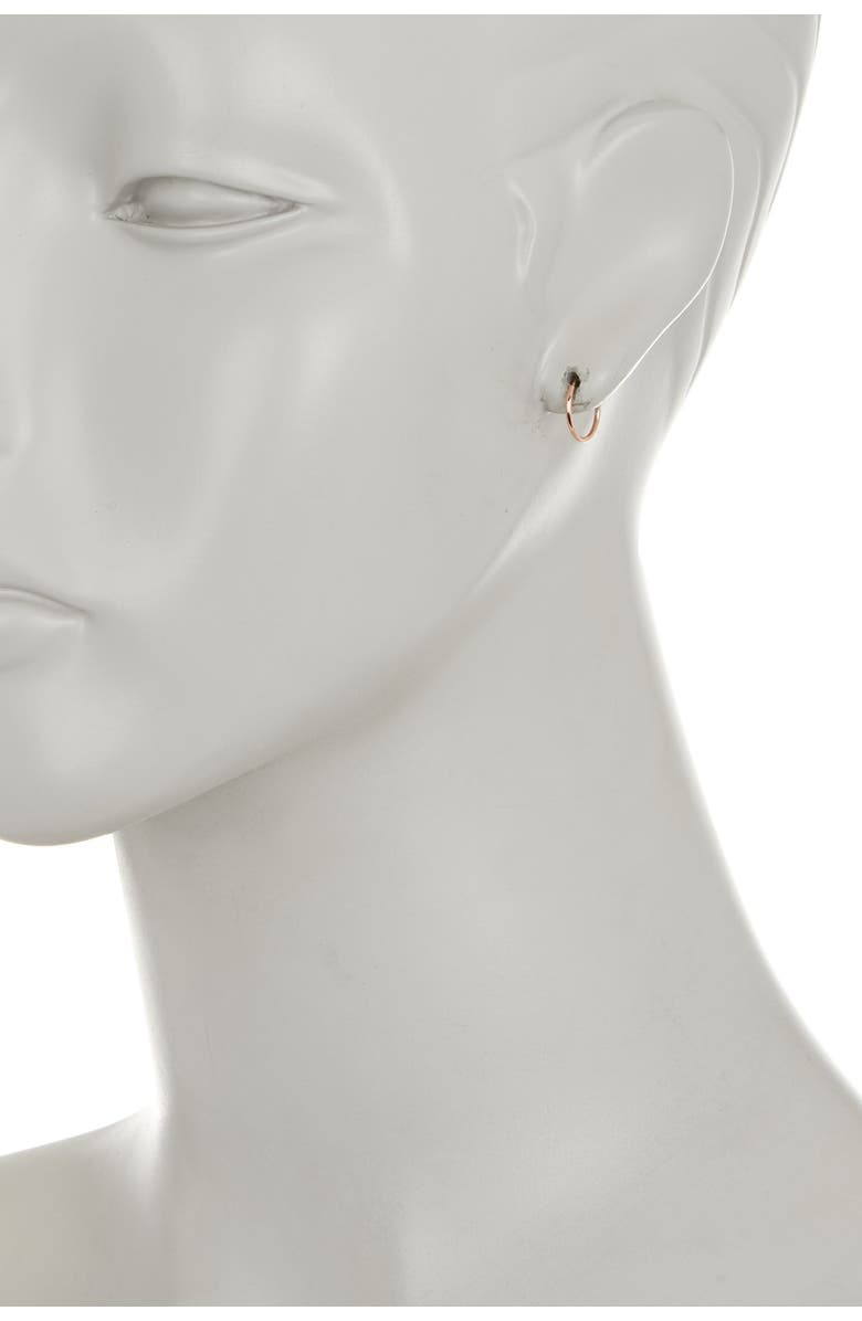 KARAT RUSH 14K Rose Gold Endless 10mm Hoop Earrings, Alternate, color, 