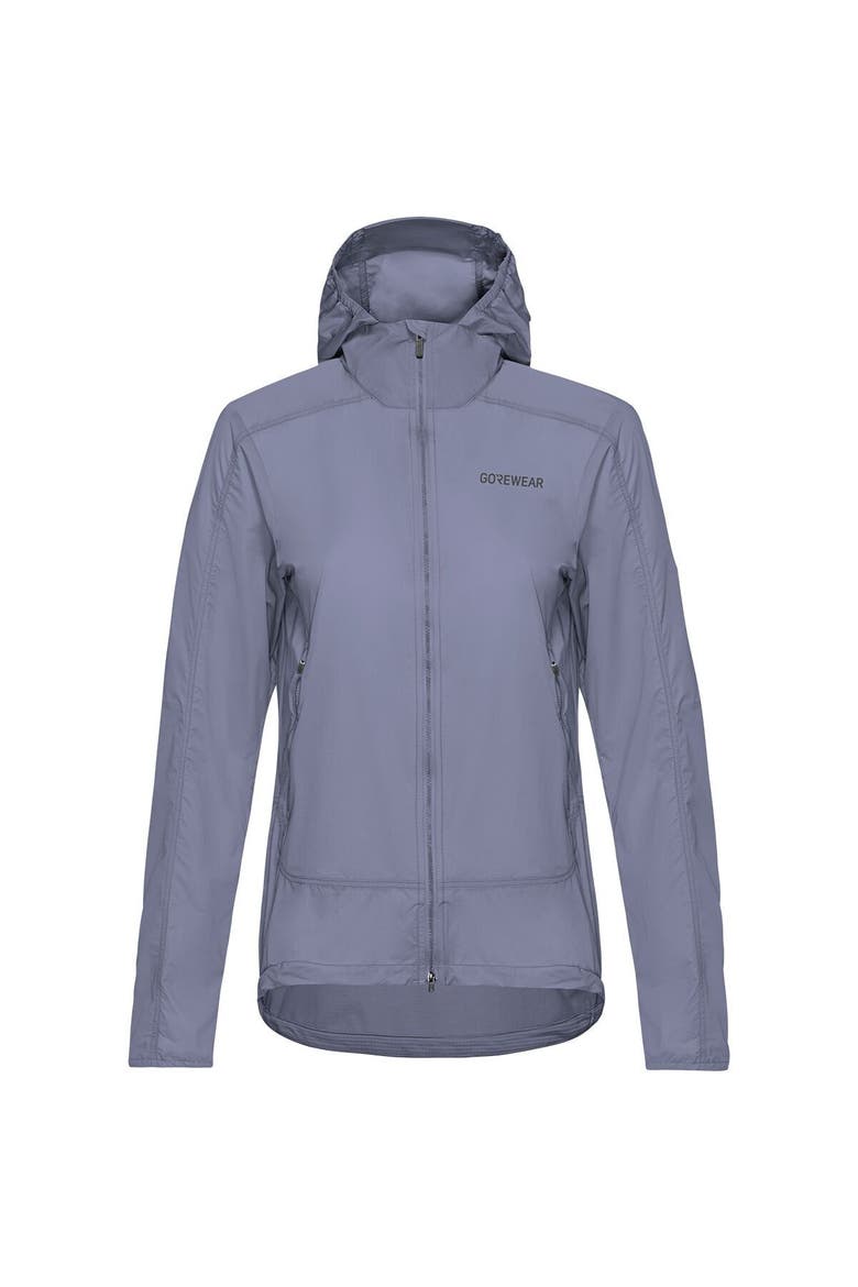 Fernflow Hooded Windbreaker - Women's, Main, color, Amethyst Grey
