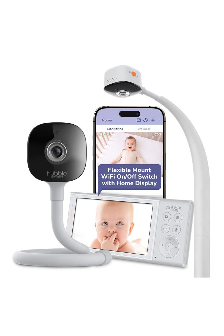 GoBaby AI Pro Baby Monitor, Main, color, WHITE