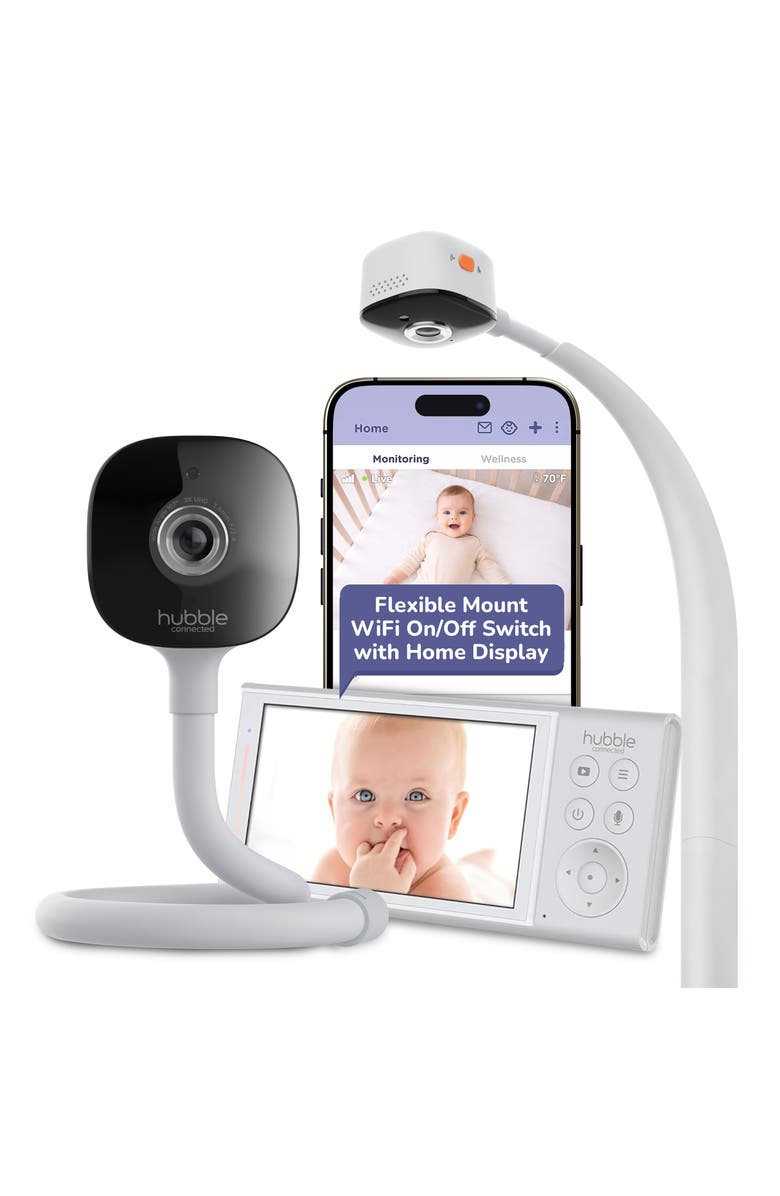 Hubble Connected GoBaby AI Pro Baby Monitor, Main, color, 