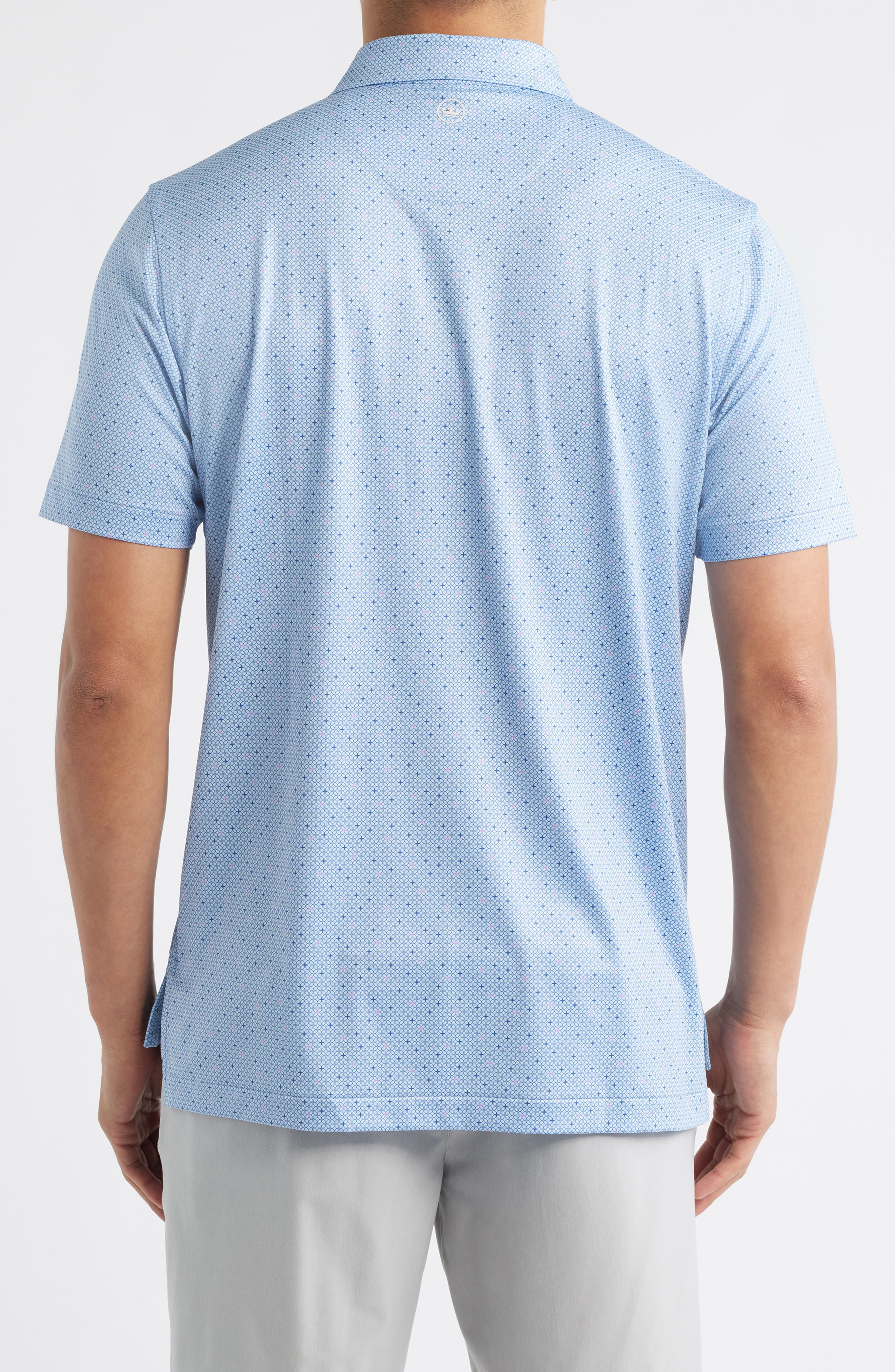 Barrier Microprint Performance Jersey Polo - image 4