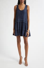 Ramy Brook Paola Pleat Minidress
