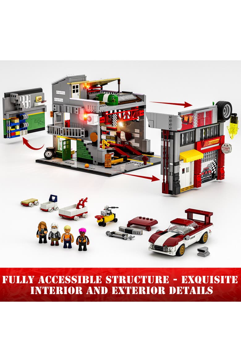Street MOD Garage Lighting Building Set Model CT1935M, Alternate, color, Multicolor