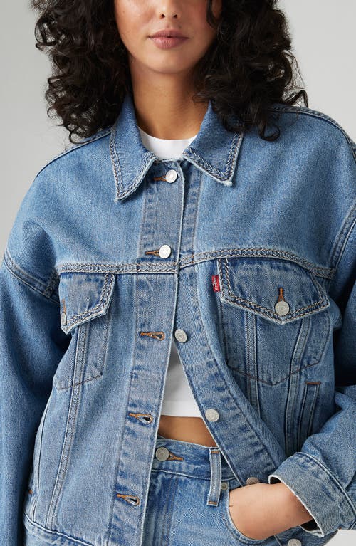 Levi's® '90s Stitch Detail Denim Trucker Jacket In Switch Stitch Trucker