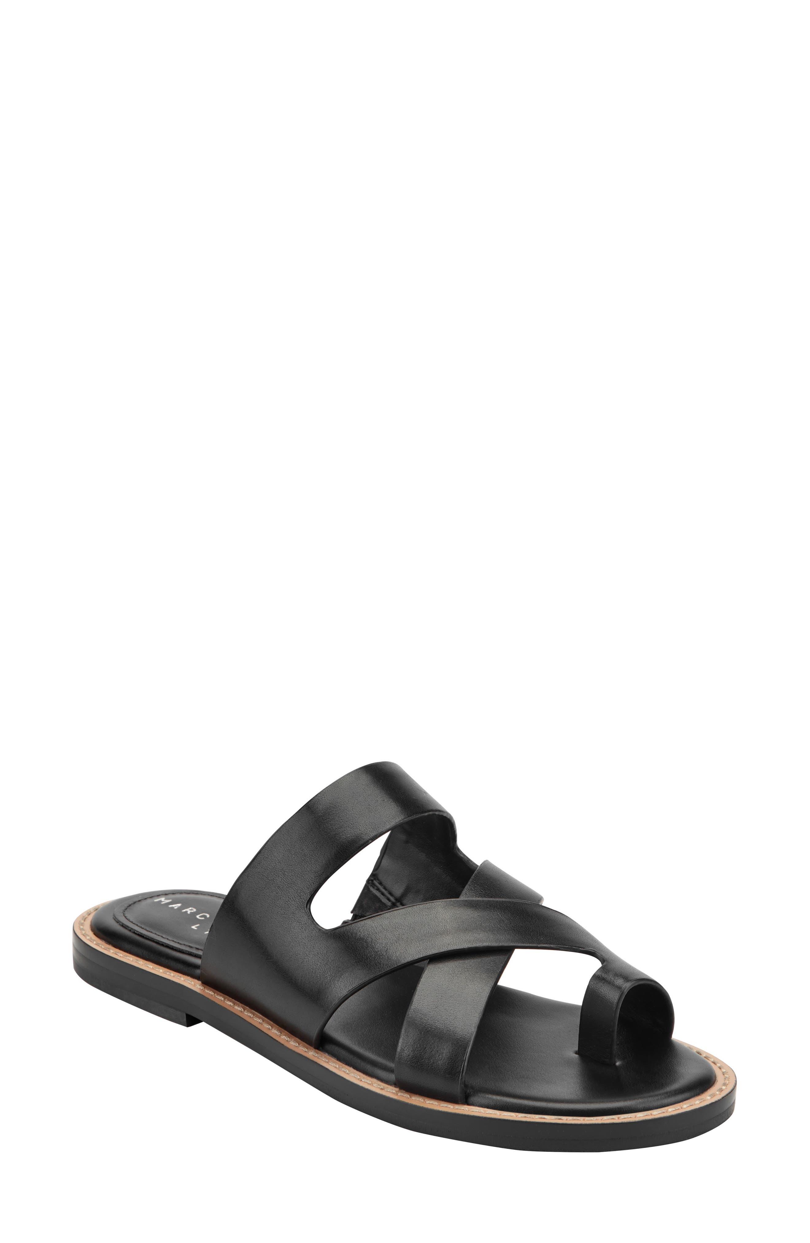 Marc Fisher LTD Genella Slide Sandal, Main, color, Black