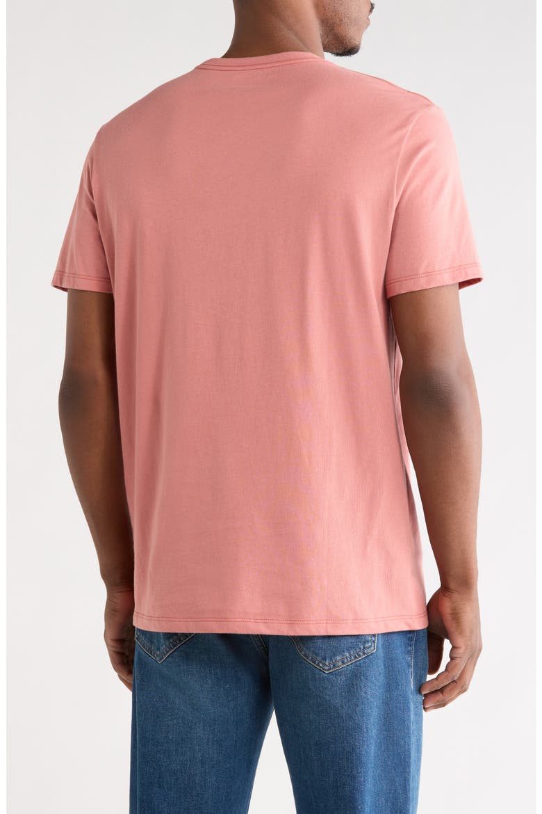 Standard Logo Cotton Crewneck T-Shirt, Alternate, color, LIGHT MAHOGANY