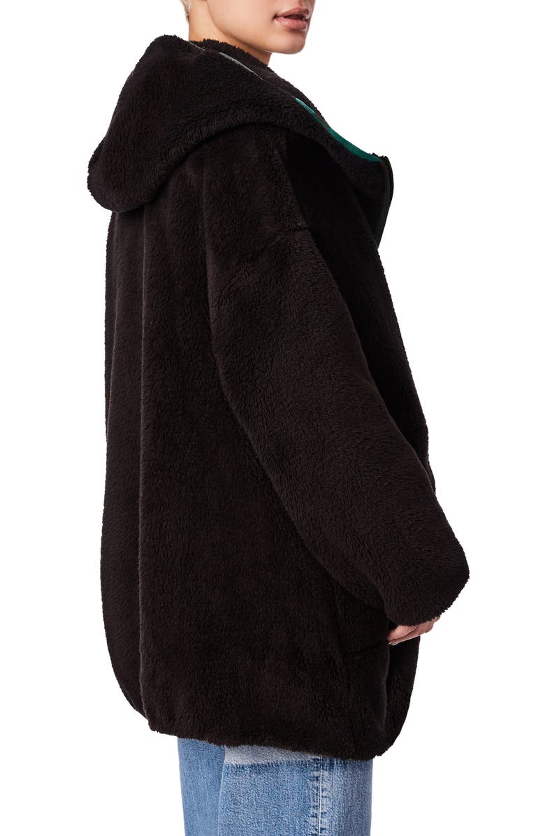 BERNIE Out For A Stroll Hooded Fleece Jacket, Alternate, color,