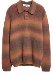 PALMES Baby Alpaca & Merino Wool Blend Polo Sweater