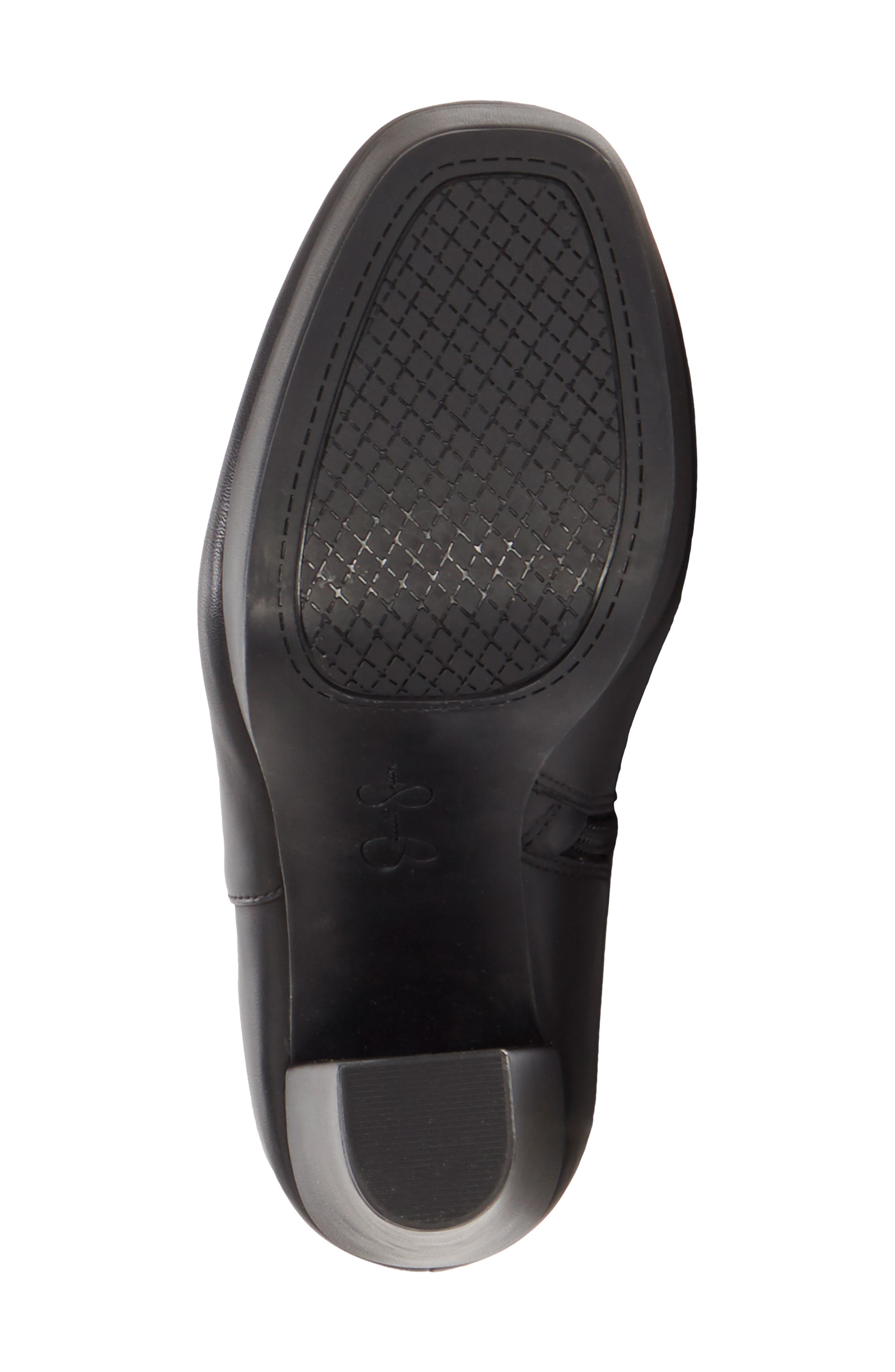 Sarita Platform Bootie, Alternate, color, BLACK LEATHER