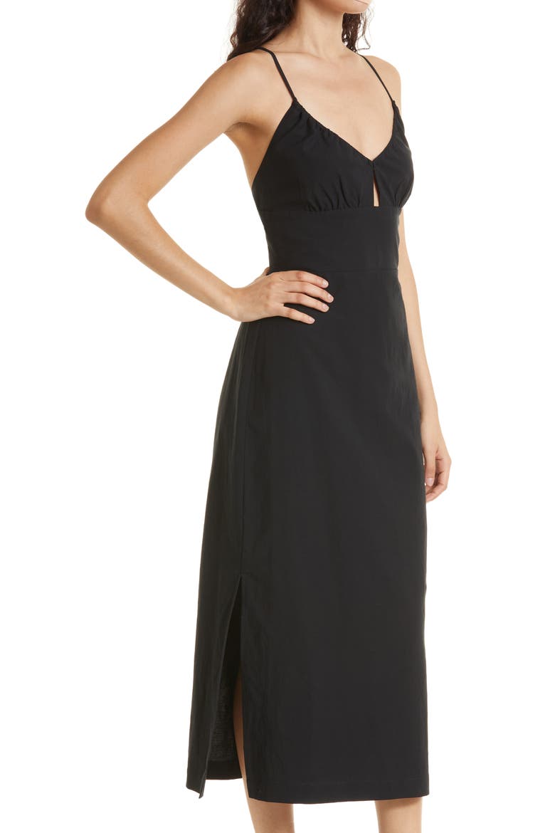 Holly Strappy Back Dress, Alternate, color, BLACK