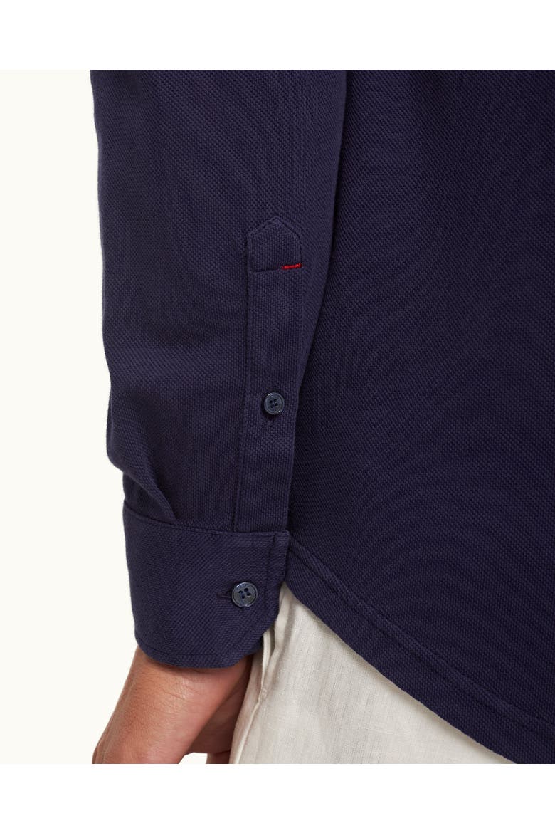 Giles Garment Dye Tailored-Fit Shirt, Alternate, color, Deep Ink Blue