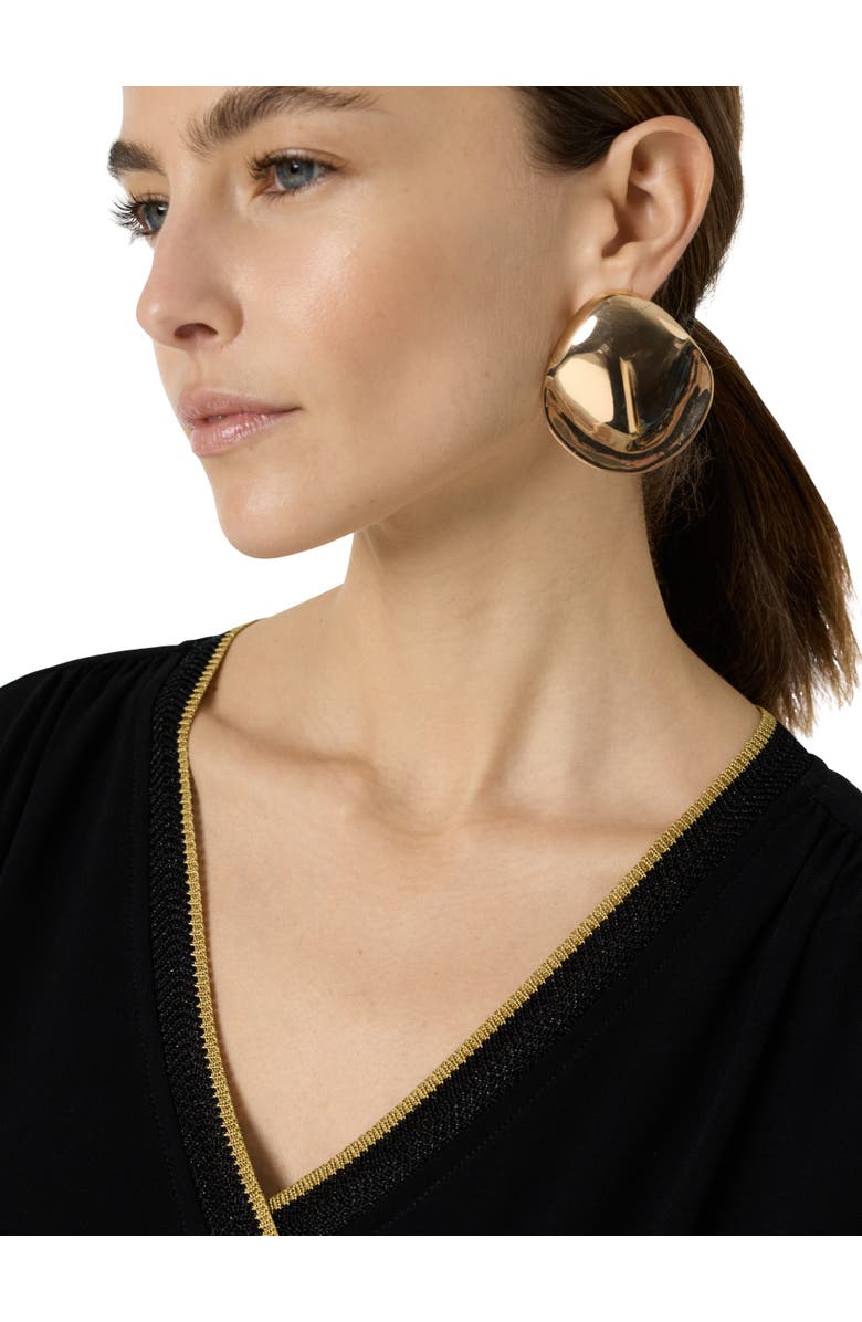 GERARD DAREL Raysa V-Neck Shift Dress, Alternate, color, Black