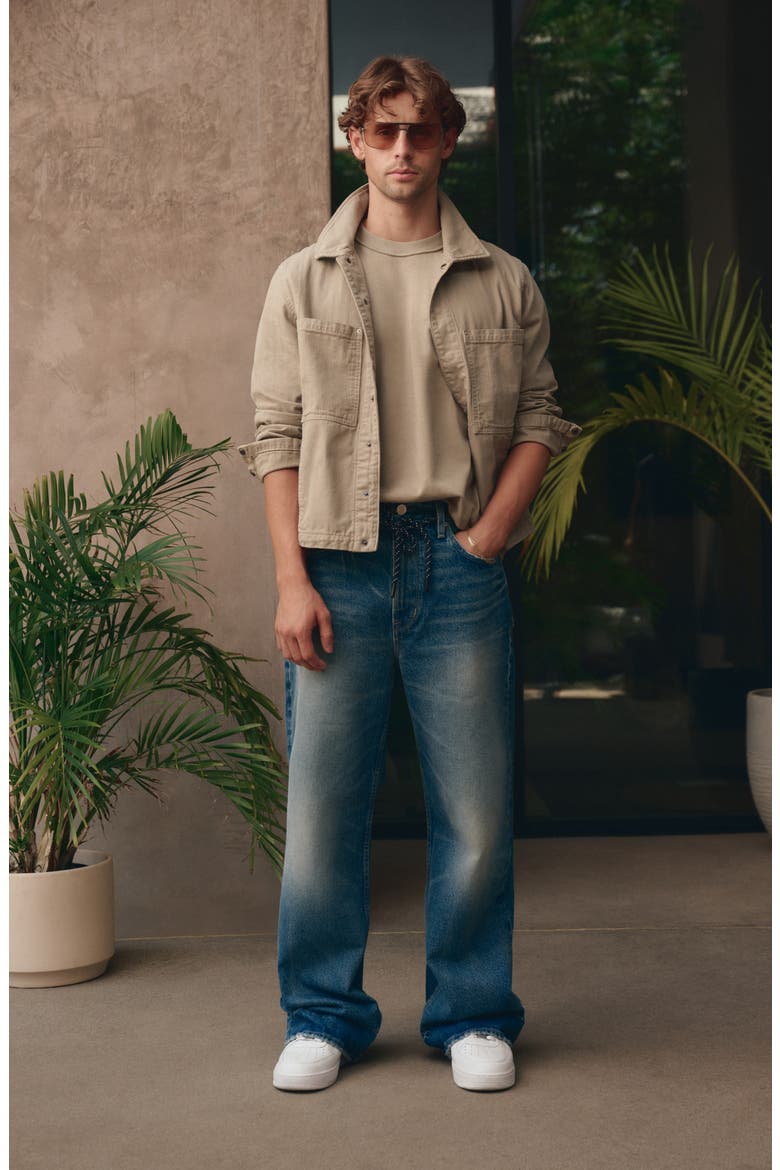 Luca Wide Leg Jeans, Alternate, color, BURBANK