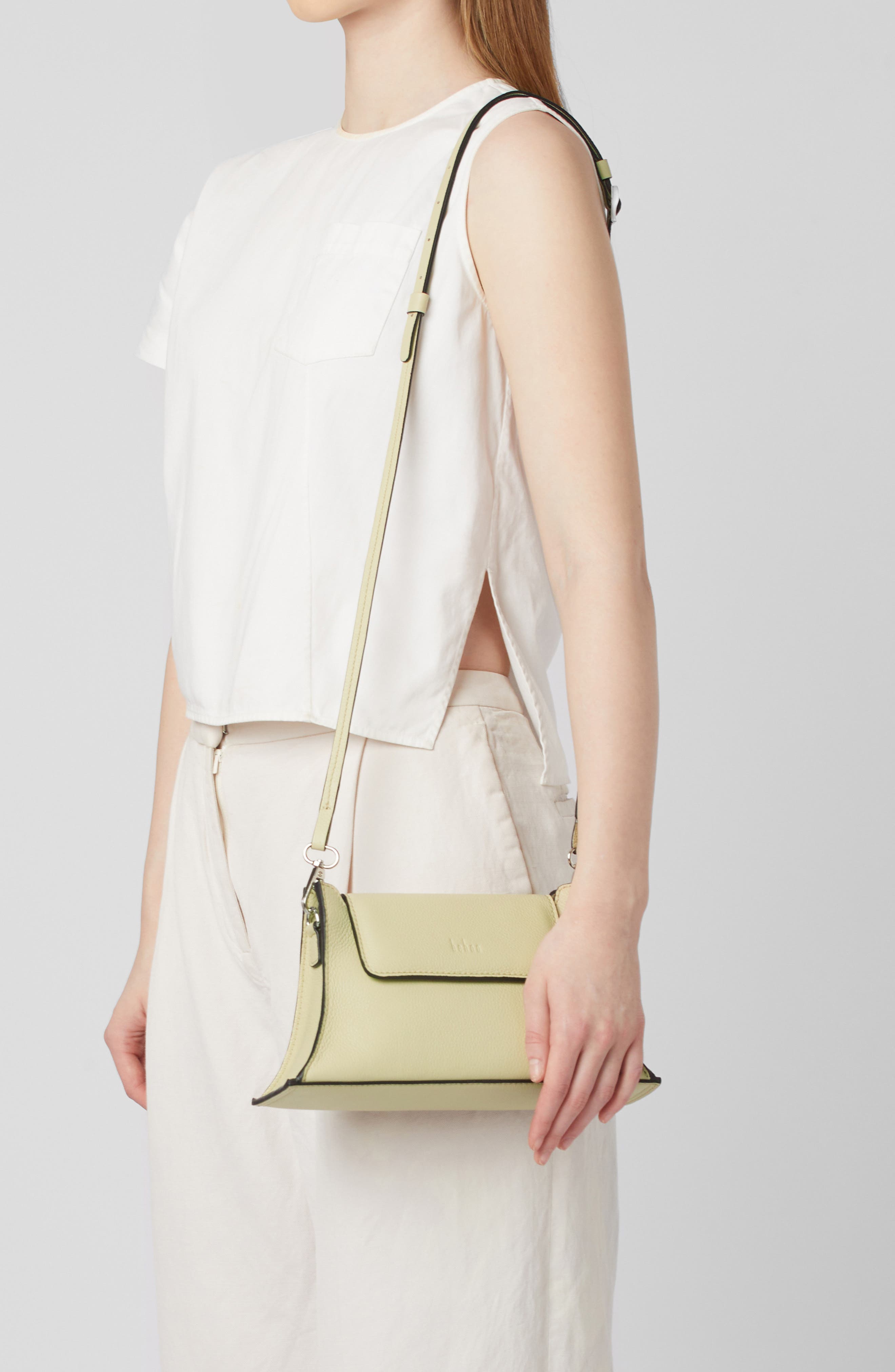 Mini Winnie Pebble Leather Crossbody Bag, Alternate, color, MOJAVE