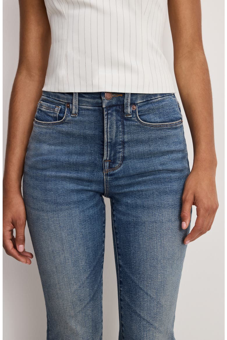 Good Classic High Waist Bootcut Jeans, Alternate, color, INDIGO1128