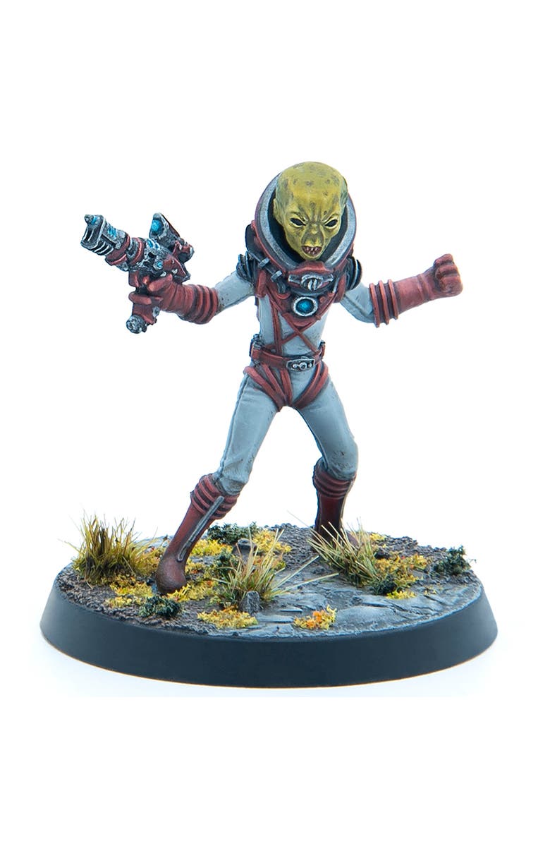 Modiphius Entertainment Fallout Miniatures Zetans Invaders From Beyond, Alternate, color, Multicolored