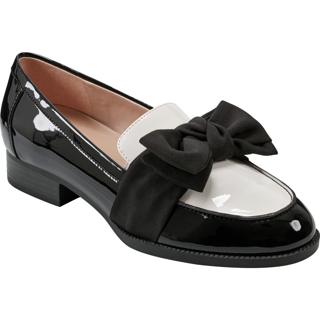 Bandolino Bow Loafer in Black White  product