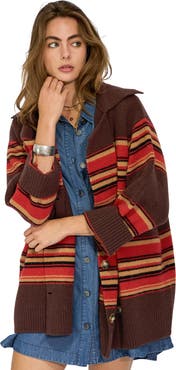 Belle & Bloom So Many Likes Oversized Knitted Cardi Coat
