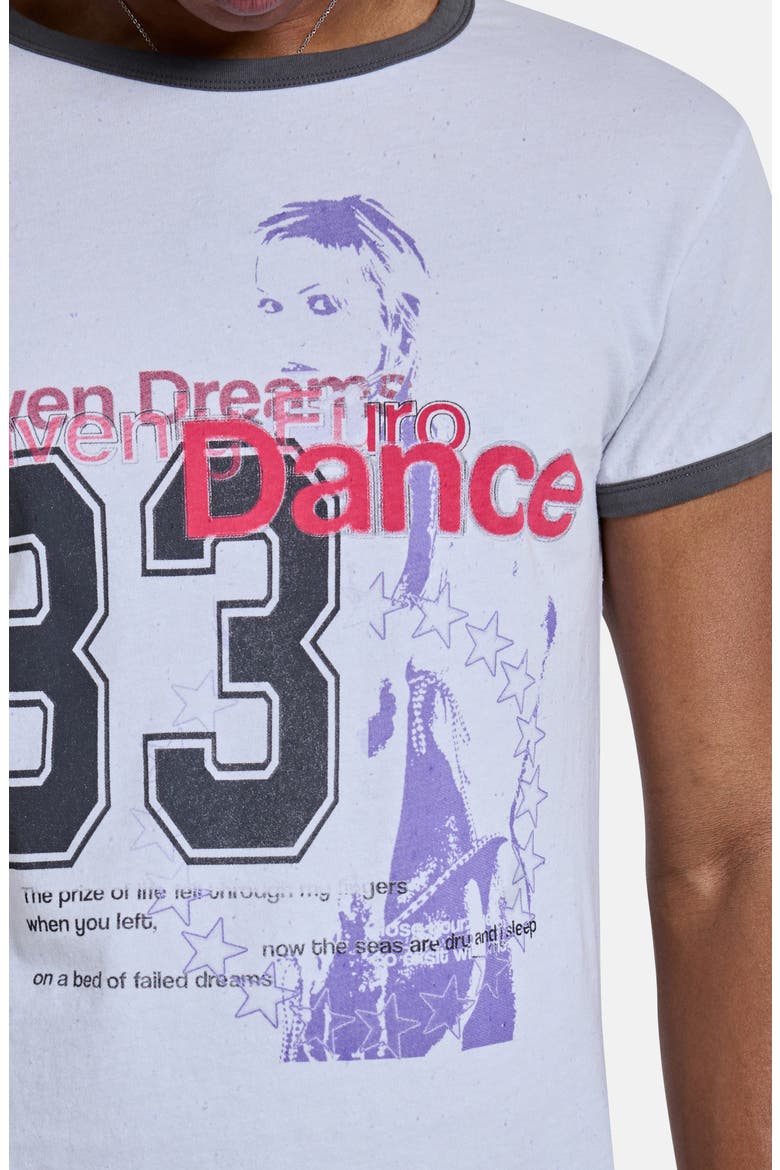 Heavenly Graphic Ringer T-Shirt, Alternate, color, WHITE