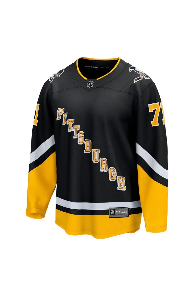 FANATICS Men's Fanatics Evgeni Malkin Black Pittsburgh Penguins Alternate Premier Breakaway Player Jersey, Alternate, color,