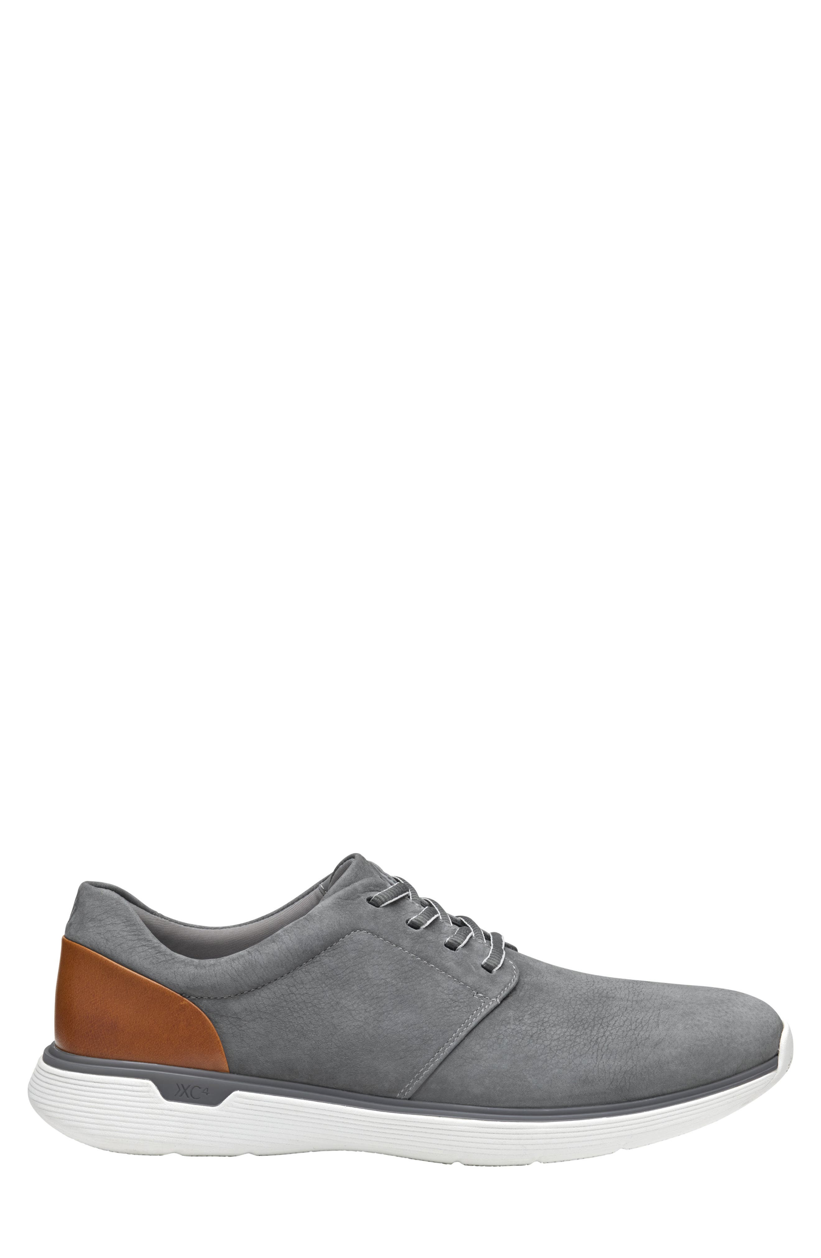 XC4® Prentiss Waterproof Plain Toe Derby, Alternate, color, GRAY TUMBLED NUBUCK