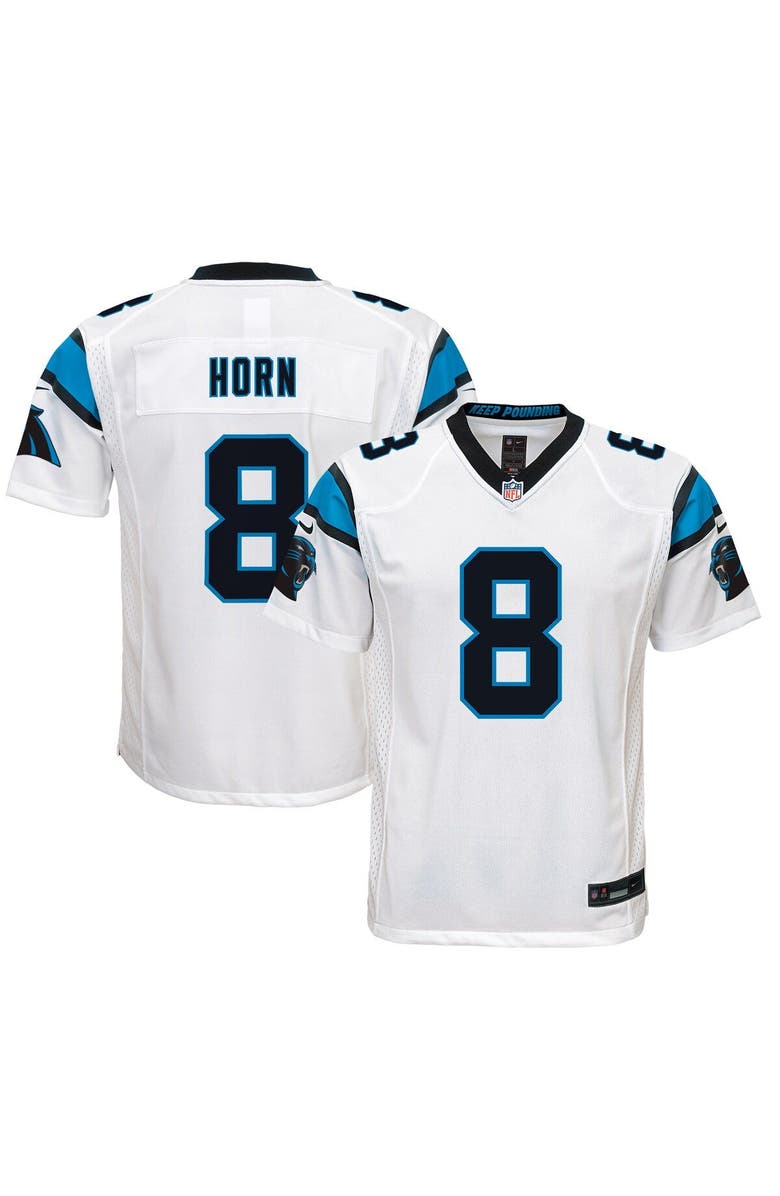 Nike Youth Nike Jaycee Horn White Carolina Panthers Game Jersey, Main, color, 